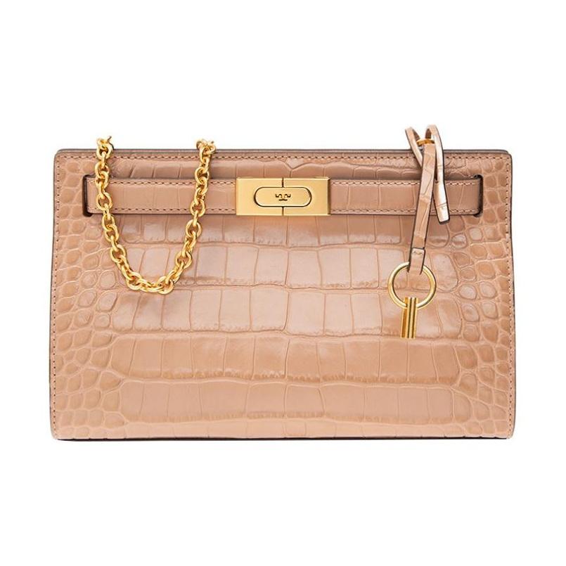 Tory Burch Lee Radziwill Crocodile Pattern Leather Crossbody Shoulder Bag Small Women bags Pink 75312-288 Basic Set (Bag+Dust Bag)
Tory Burch Lee Radziwill Crocodile Pattern Leather Crossbody Shoulder Bag Small Women bags Pink 75312-288 Basic Set (Bag+Dust Bag)