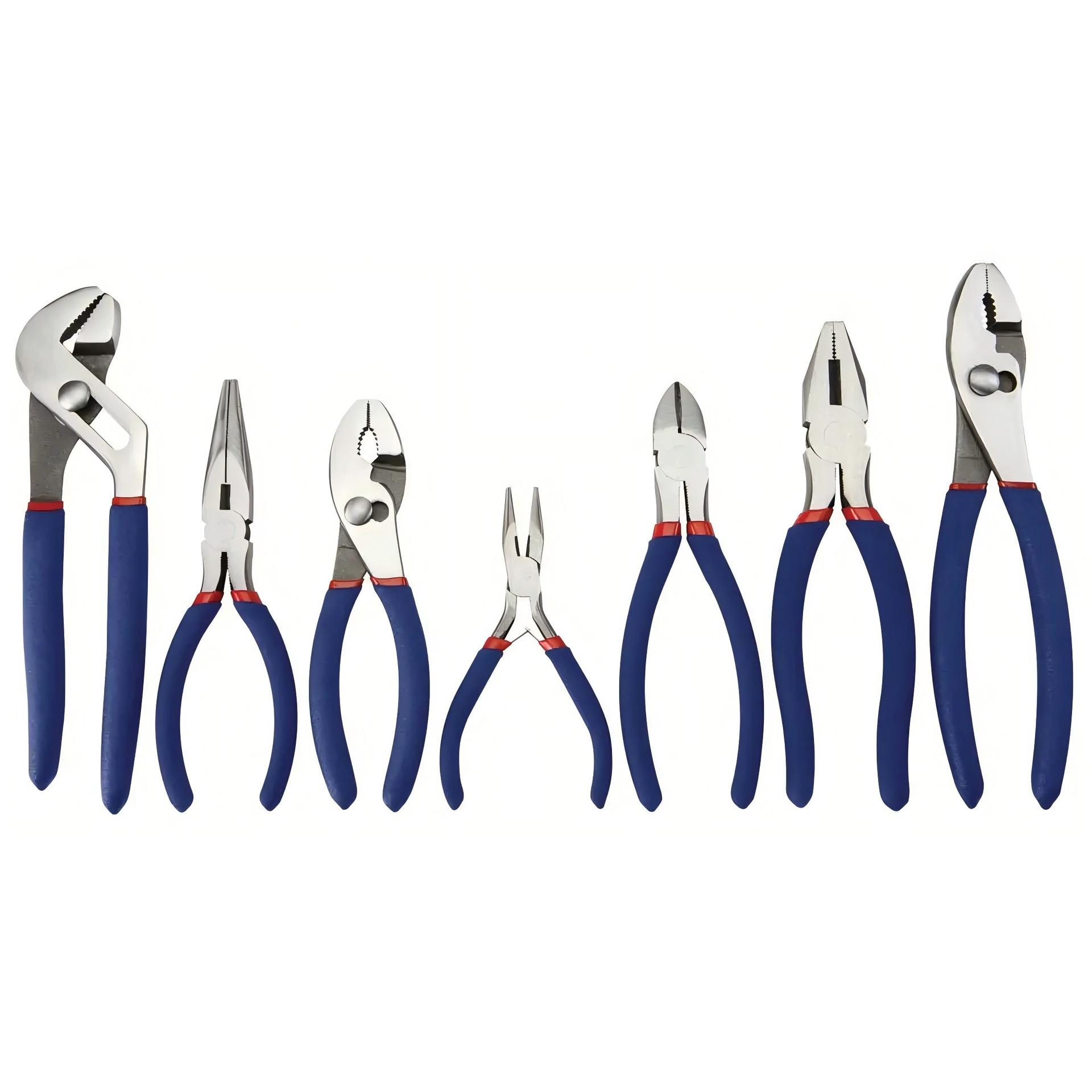 Набор из 7 многофункциональных ручных плоскогубцев - с шарнирным соединением, длинногубцы, угловые и мини-длинногубцы для универсального ремонта
Набор из 7 многофункциональных ручных плоскогубцев - с шарнирным соединением, длинногубцы, угловые и мини-длинногубцы для универсального ремонта