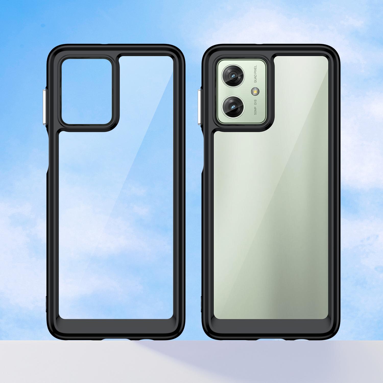 Для Motorola Moto G54 5G ТПУ+акриловий чохол Прозора задня кришка телефону Transparent Blue
Для Motorola Moto G54 5G ТПУ+акриловий чохол Прозора задня кришка телефону Transparent Blue