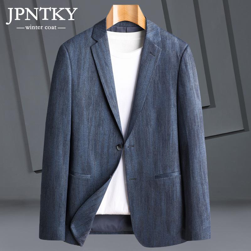 JPNTKY повседневный костюм, мужская куртка, одинарный тонкий весенне-осенний маленький пиджак, мужская новая модель
JPNTKY повседневный костюм, мужская куртка, одинарный тонкий весенне-осенний маленький пиджак, мужская новая модель