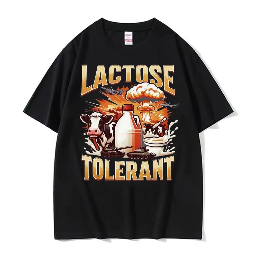 Lactose Tolerant Funny Meme Tee Shirt Men Women Fashion Hip Hop Vintage Graphic T-shirt Cotton Casual Loose High Quality T Shirt 5XL різнокольоровий
Lactose Tolerant Funny Meme Tee Shirt Men Women Fashion Hip Hop Vintage Graphic T-shirt Cotton Casual Loose High Quality T Shirt 5XL різнокольоровий