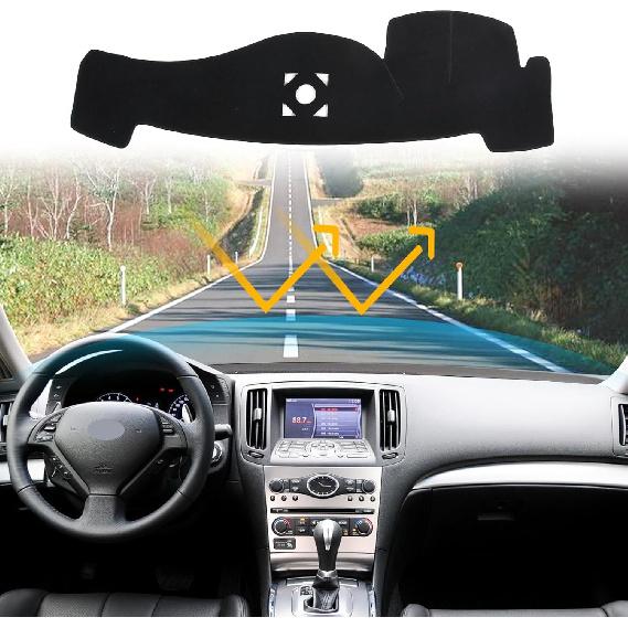 Dash Cover Mat Compatible with Infiniti G25 G35 G37 Q40 Q60 2008-2015 Polyester Dashboard Cover Sun Shade Pad,Car Anti-Slip Dash Board Pad for G25
Dash Cover Mat Compatible with Infiniti G25 G35 G37 Q40 Q60 2008-2015 Polyester Dashboard Cover Sun Shade Pad,Car Anti-Slip Dash Board Pad for G25