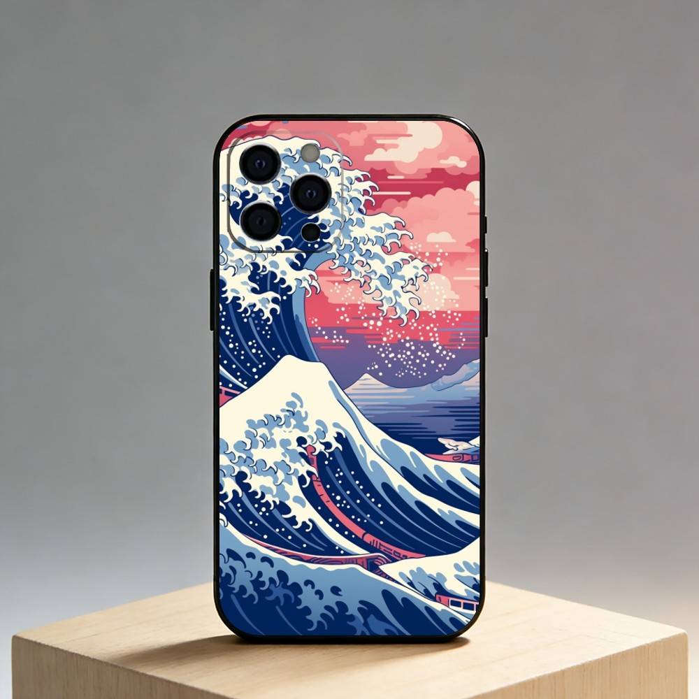 The Great Wave Off Kanagawa Phone Case For iPhone17,16,15,14,13,12 Plus,Max Soft Silicone Black Cover iPhone13PRO
The Great Wave Off Kanagawa Phone Case For iPhone17,16,15,14,13,12 Plus,Max Soft Silicone Black Cover iPhone13PRO