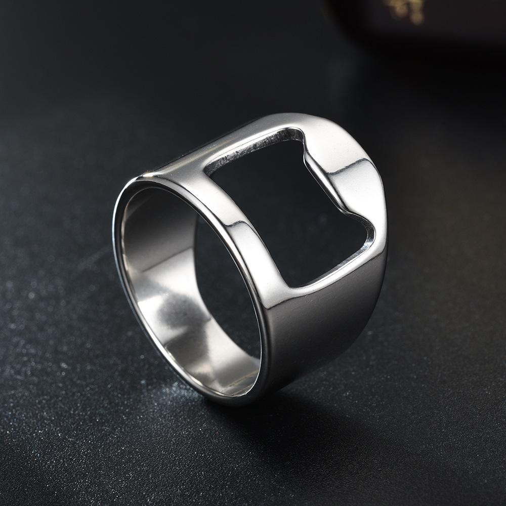 Men s Stainless Steel Bottle Opener Ring - Creative Finger Jewelry, Douyin Style Size 6 серебряный
Men s Stainless Steel Bottle Opener Ring - Creative Finger Jewelry, Douyin Style Size 6 серебряный