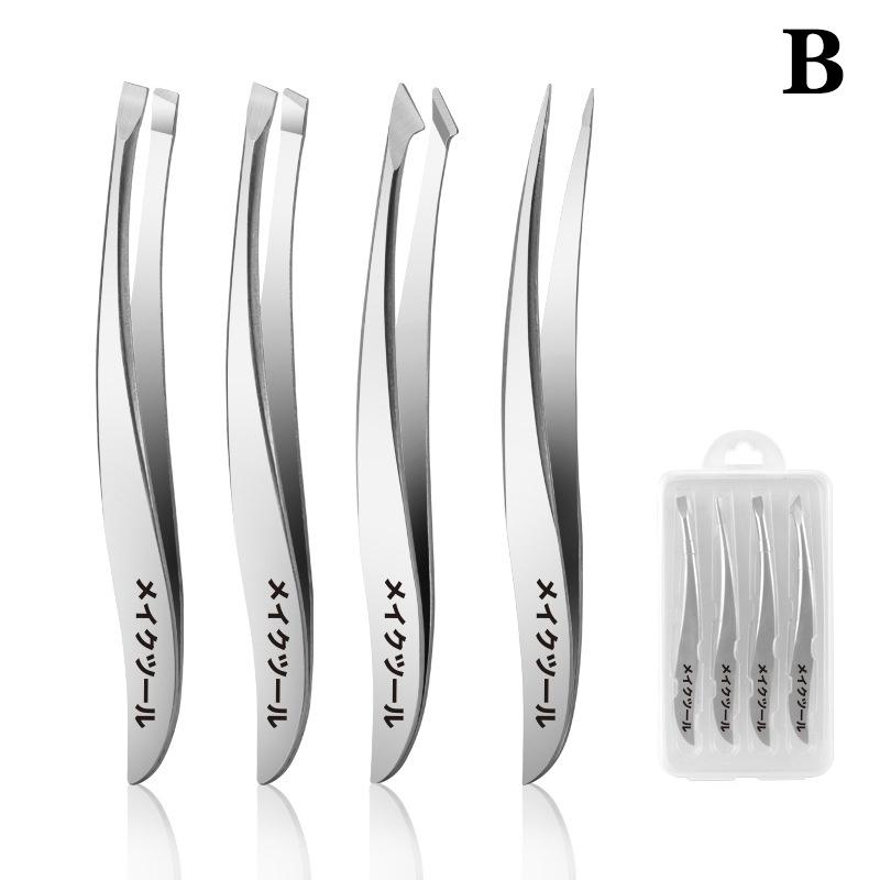 4pcs Set Professional Tweezers Set Perfect For Eyebrow Hair Removal Splinter Very Effortless And Relaxed To Remove
4pcs Set Professional Tweezers Set Perfect For Eyebrow Hair Removal Splinter Very Effortless And Relaxed To Remove