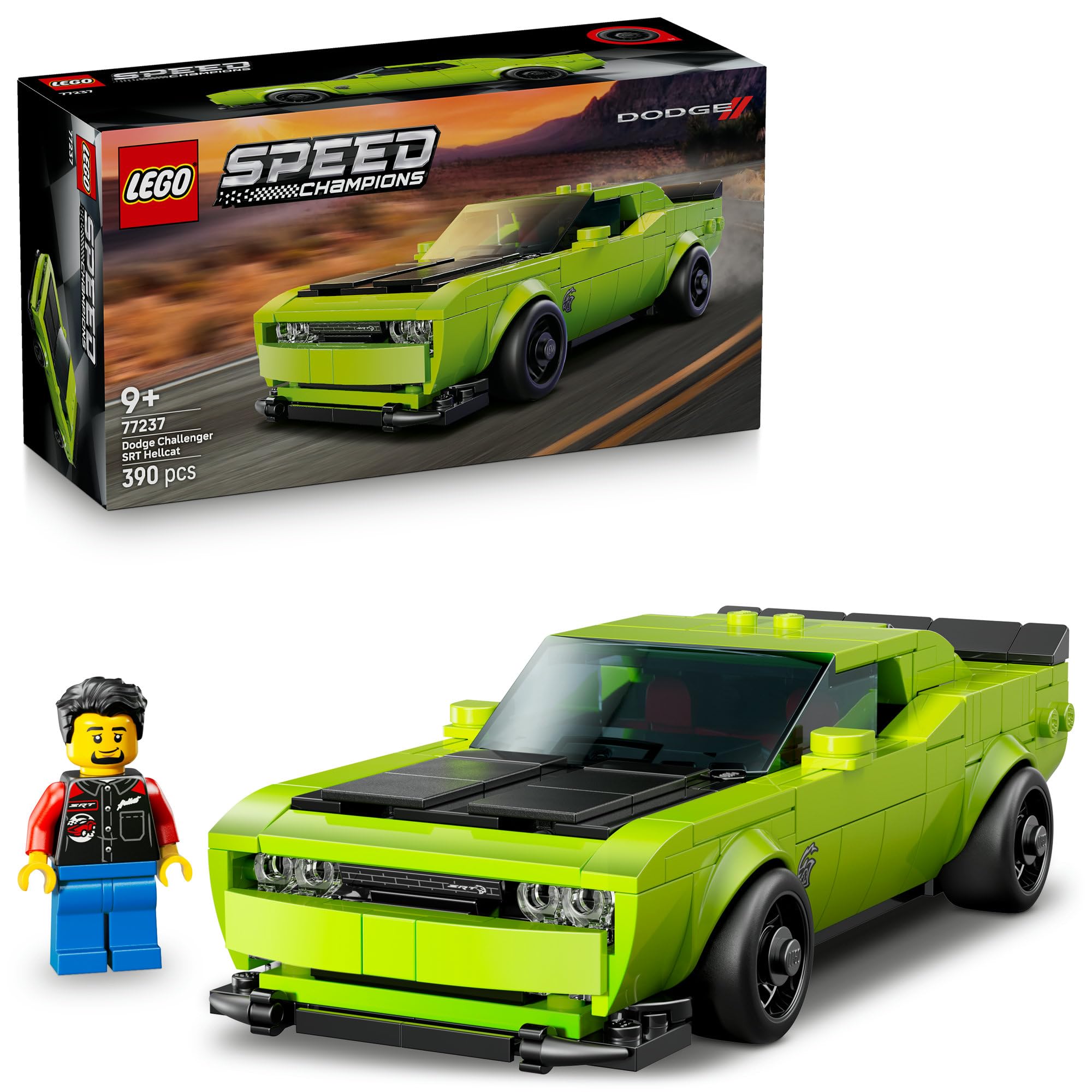 LEGO Speed Champions Dodge Challenger SRT Hellcat Sports Car Playset 77237 Toy Gift for Boys and Girls 9-11 Years Old Vehicle Miniature Figure
LEGO Speed Champions Dodge Challenger SRT Hellcat Sports Car Playset 77237 Toy Gift for Boys and Girls 9-11 Years Old Vehicle Miniature Figure