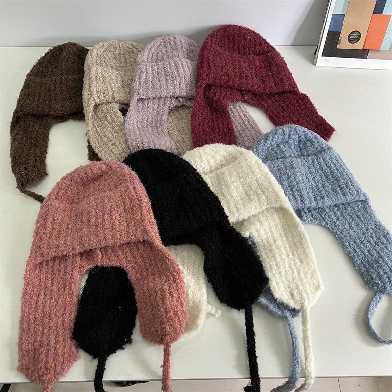 Girls are sweet and cute flying hats, autumn and winter cold-proof ear protectors, wool hats, retro solid color Lei Feng hats show small face M(56-58cm) темно-коричневого кольору
Girls are sweet and cute flying hats, autumn and winter cold-proof ear protectors, wool hats, retro solid color Lei Feng hats show small face M(56-58cm) темно-коричневого кольору