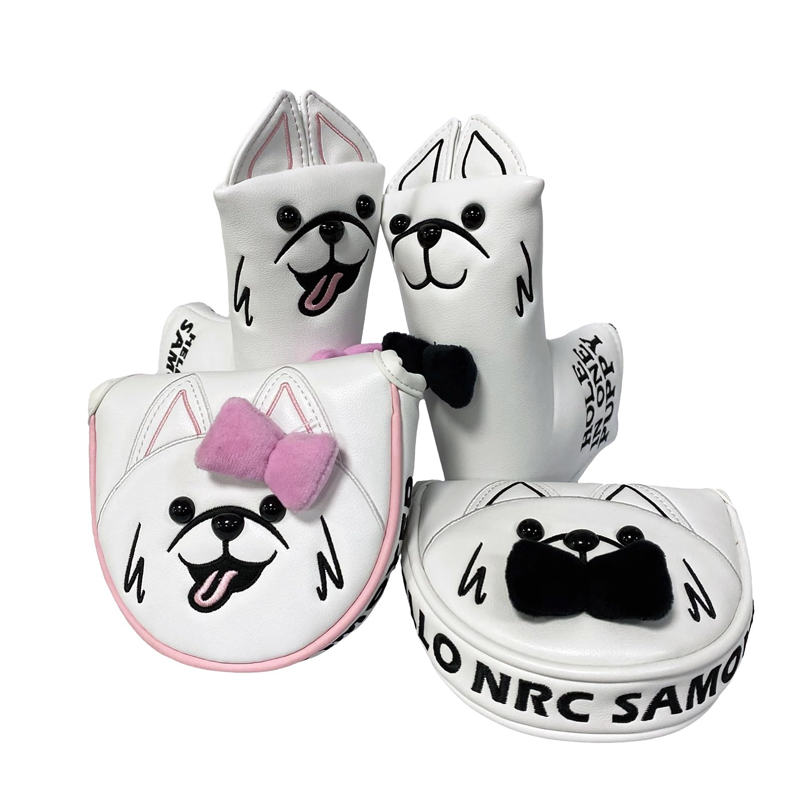 Golf Head Cover Putter Mallet Cover Pin Type Golf Head Cover Single Item Samoyed Black Pink Waterproof High Quality PU Leather Pin (Black Ribbon,
Golf Head Cover Putter Mallet Cover Pin Type Golf Head Cover Single Item Samoyed Black Pink Waterproof High Quality PU Leather Pin (Black Ribbon,