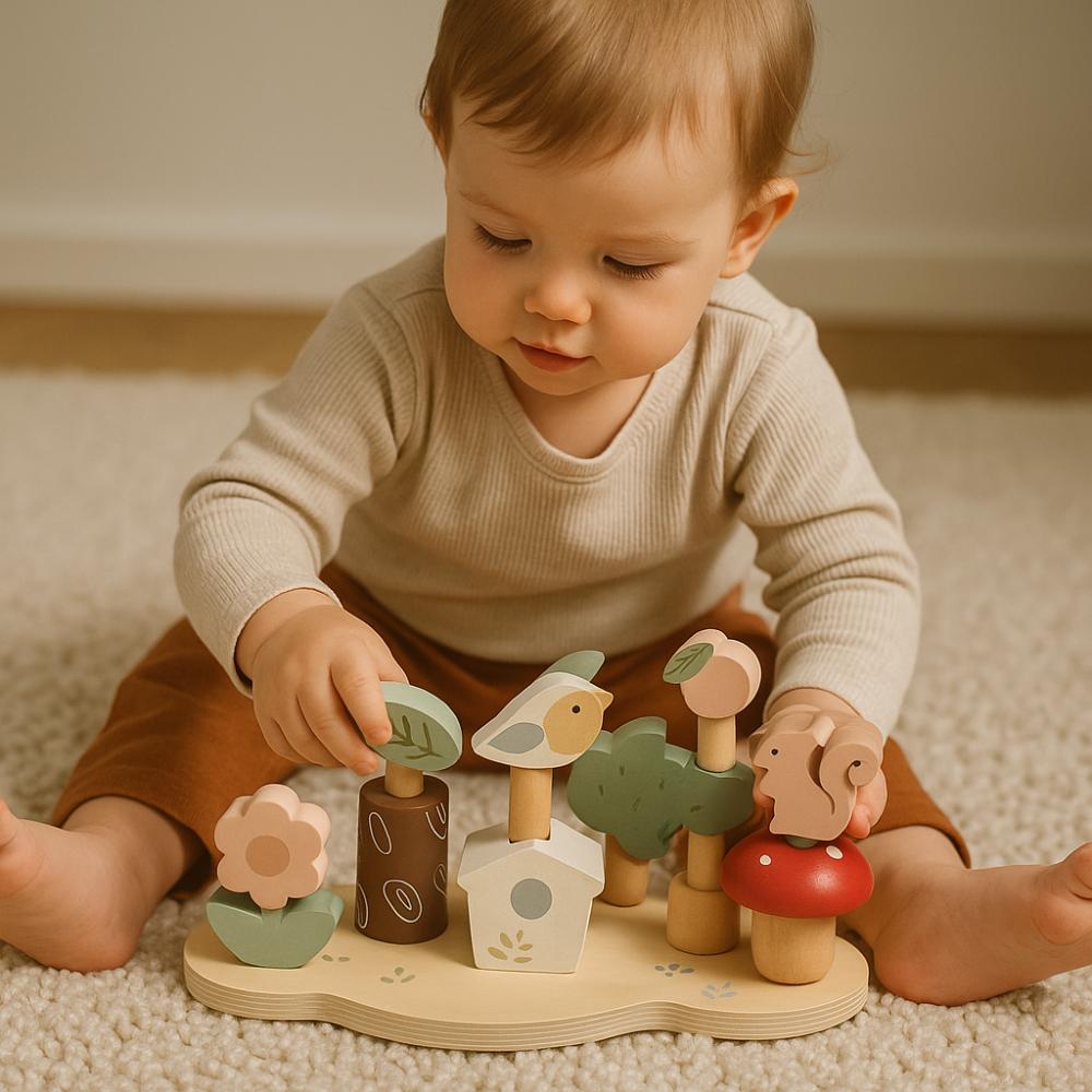 Interactive Toddlers Stacking Blocks Toy Wooden Montessori Educational Toy Parent-Child 1set
Interactive Toddlers Stacking Blocks Toy Wooden Montessori Educational Toy Parent-Child 1set