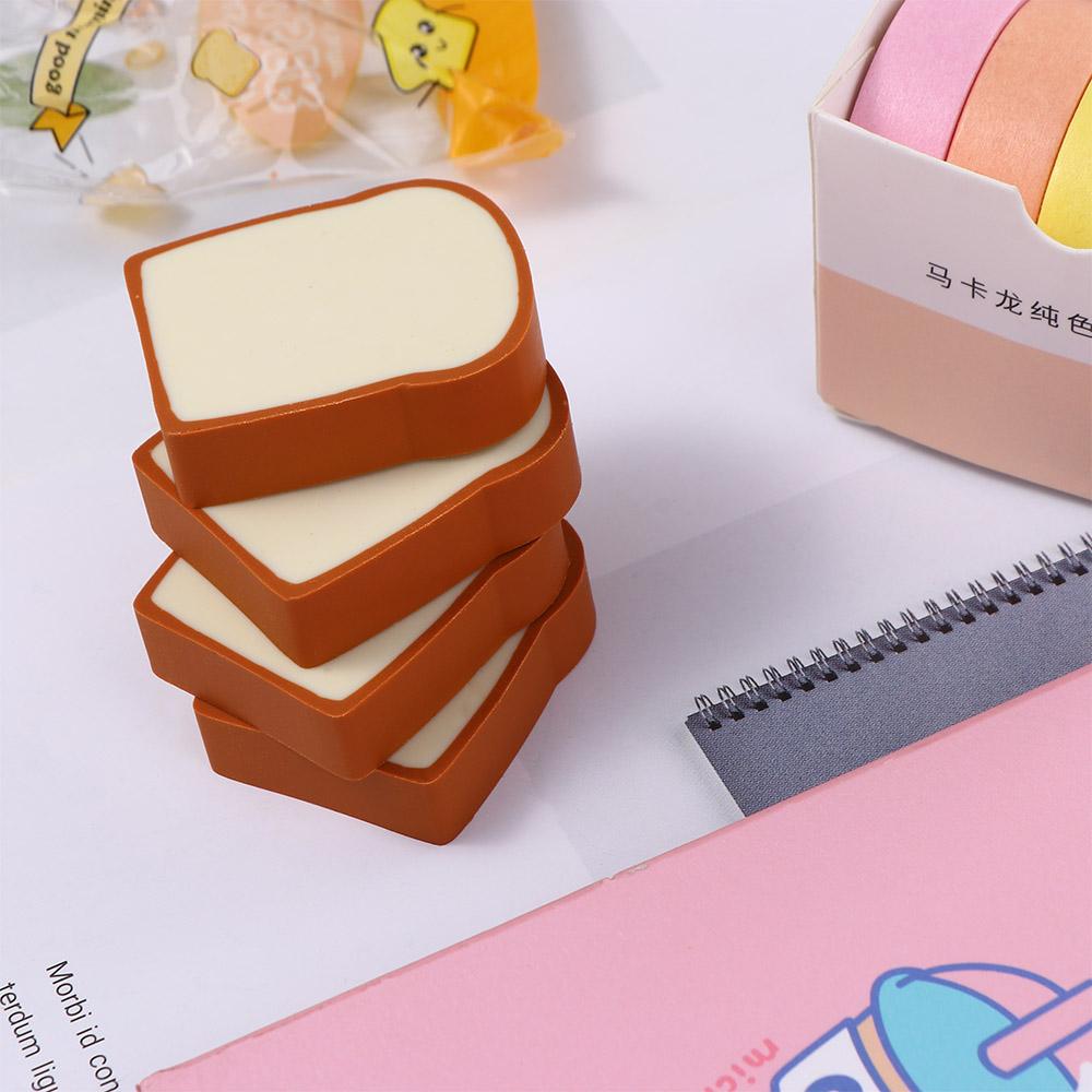 Supplies Art Pencil Erasers School Office Supplies Toast Bread Eraser Writing Drawing Eraser 4pcs/set
Supplies Art Pencil Erasers School Office Supplies Toast Bread Eraser Writing Drawing Eraser 4pcs/set
