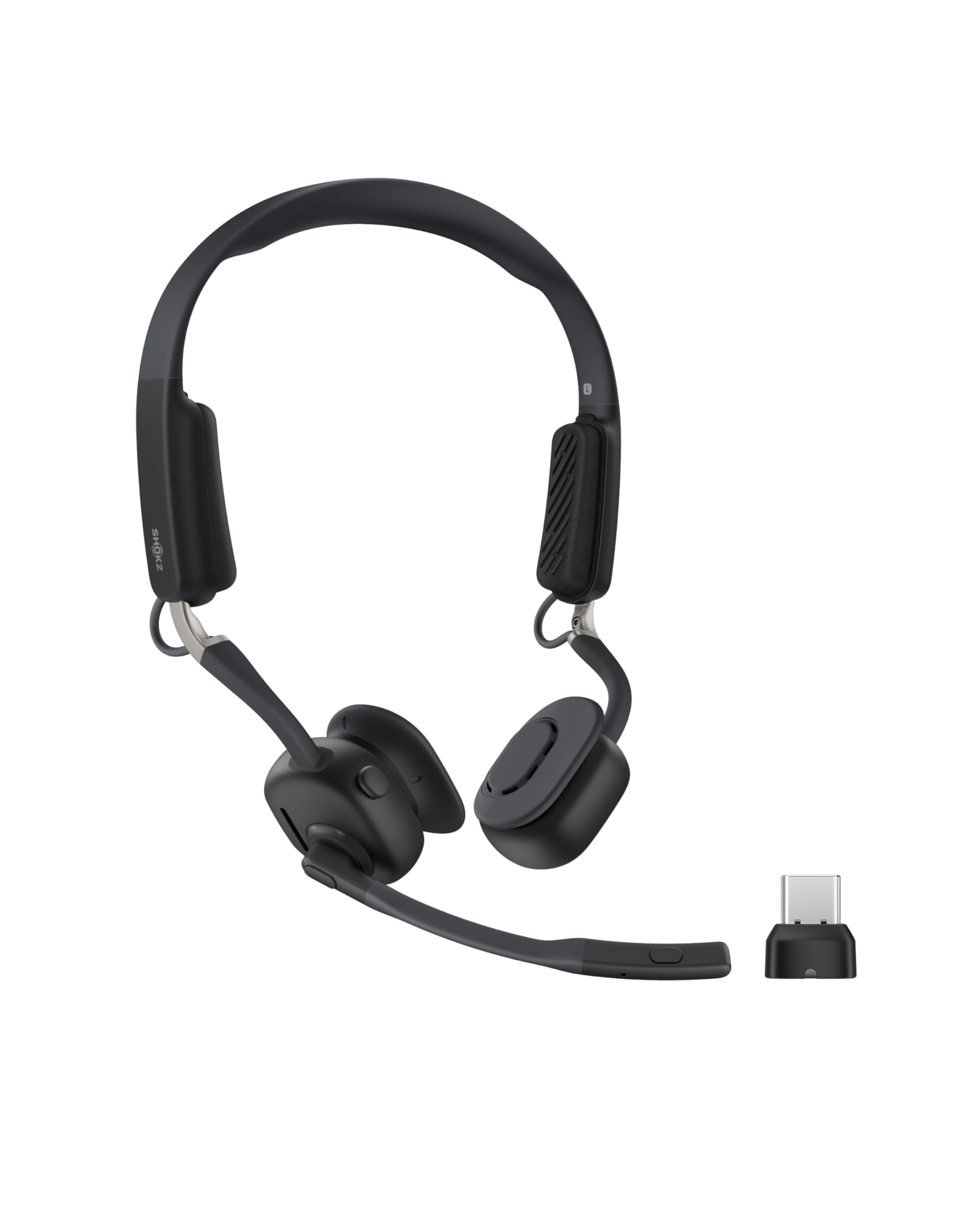 Shokz OpenMeet UC Business Earphones with Bone Conduction Air Conduction Wireless Bluetooth Open Ear Does Not Block Your Automatic Pairing Comes with чорний
Shokz OpenMeet UC Business Earphones with Bone Conduction Air Conduction Wireless Bluetooth Open Ear Does Not Block Your Automatic Pairing Comes with чорний
