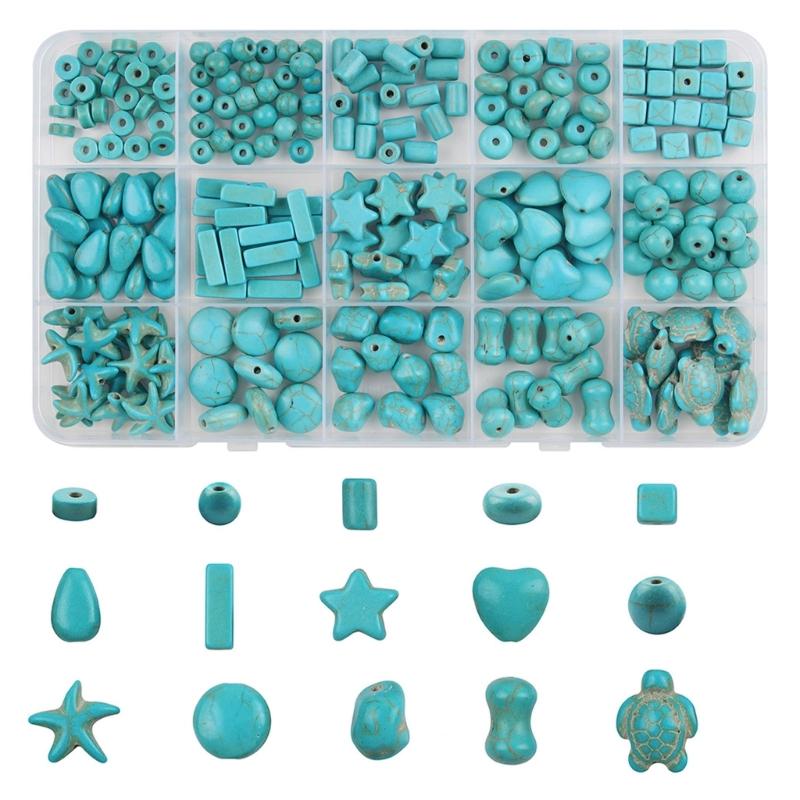Synthetic Turquoise Beads Necklace Bracelet Components Colorful Loose Spacer Bead for Handmade Jewelry Enthusiasts
Synthetic Turquoise Beads Necklace Bracelet Components Colorful Loose Spacer Bead for Handmade Jewelry Enthusiasts
