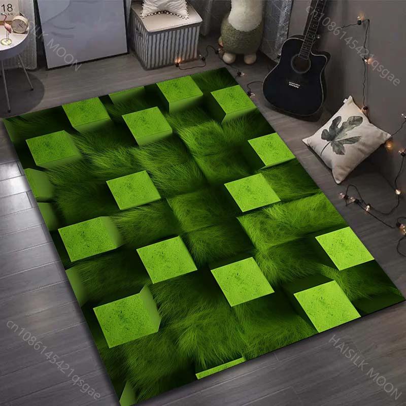 3D Green Cube Illusion Print Carpet for Living Room Bedroom Bedside Sofa Table Floor Mat Home Area Rug Decor Large Size for Gift 40x60cm (16x24in)
3D Green Cube Illusion Print Carpet for Living Room Bedroom Bedside Sofa Table Floor Mat Home Area Rug Decor Large Size for Gift 40x60cm (16x24in)