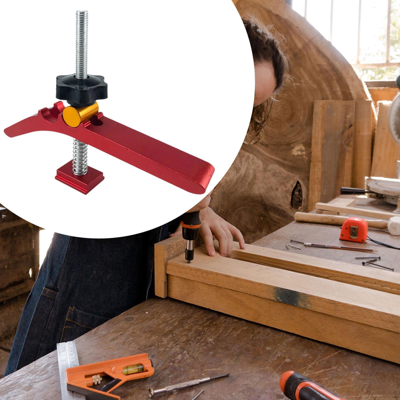 Mini Hold Down Clamp Quick Acting Adjustment for Woodworking DIY with T Rail Track Slot Bolts
Mini Hold Down Clamp Quick Acting Adjustment for Woodworking DIY with T Rail Track Slot Bolts