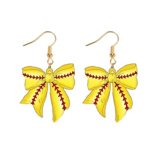 1 Pair Sports Ball Bow Hook Earrings 2D Acrylic Rugby Football Tennis Baseball Basketball Bowknot Dangle Drop Earrings Sports Lovers Gifts
1 Pair Sports Ball Bow Hook Earrings 2D Acrylic Rugby Football Tennis Baseball Basketball Bowknot Dangle Drop Earrings Sports Lovers Gifts
