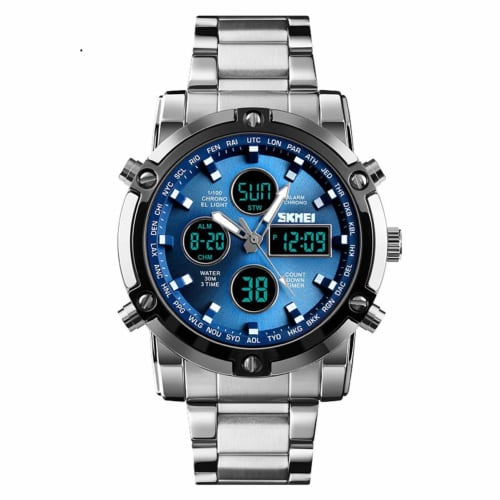 HINICE Men s Digital-Analog Chronograph Watch, Business Casual Style, Japanese Movement, Alarm Function, Calendar, Day of the Week Display, Stopwatch,
HINICE Men s Digital-Analog Chronograph Watch, Business Casual Style, Japanese Movement, Alarm Function, Calendar, Day of the Week Display, Stopwatch,