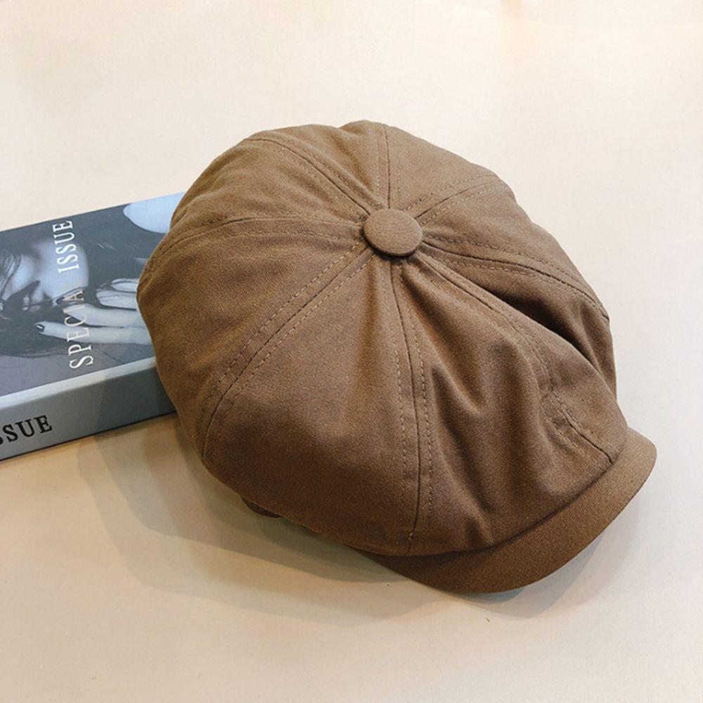 Winter Female Adult Cap Solid Color Artist Hat Korean Style Cap Octagonal Hat Men Beret Painter Hat
Winter Female Adult Cap Solid Color Artist Hat Korean Style Cap Octagonal Hat Men Beret Painter Hat