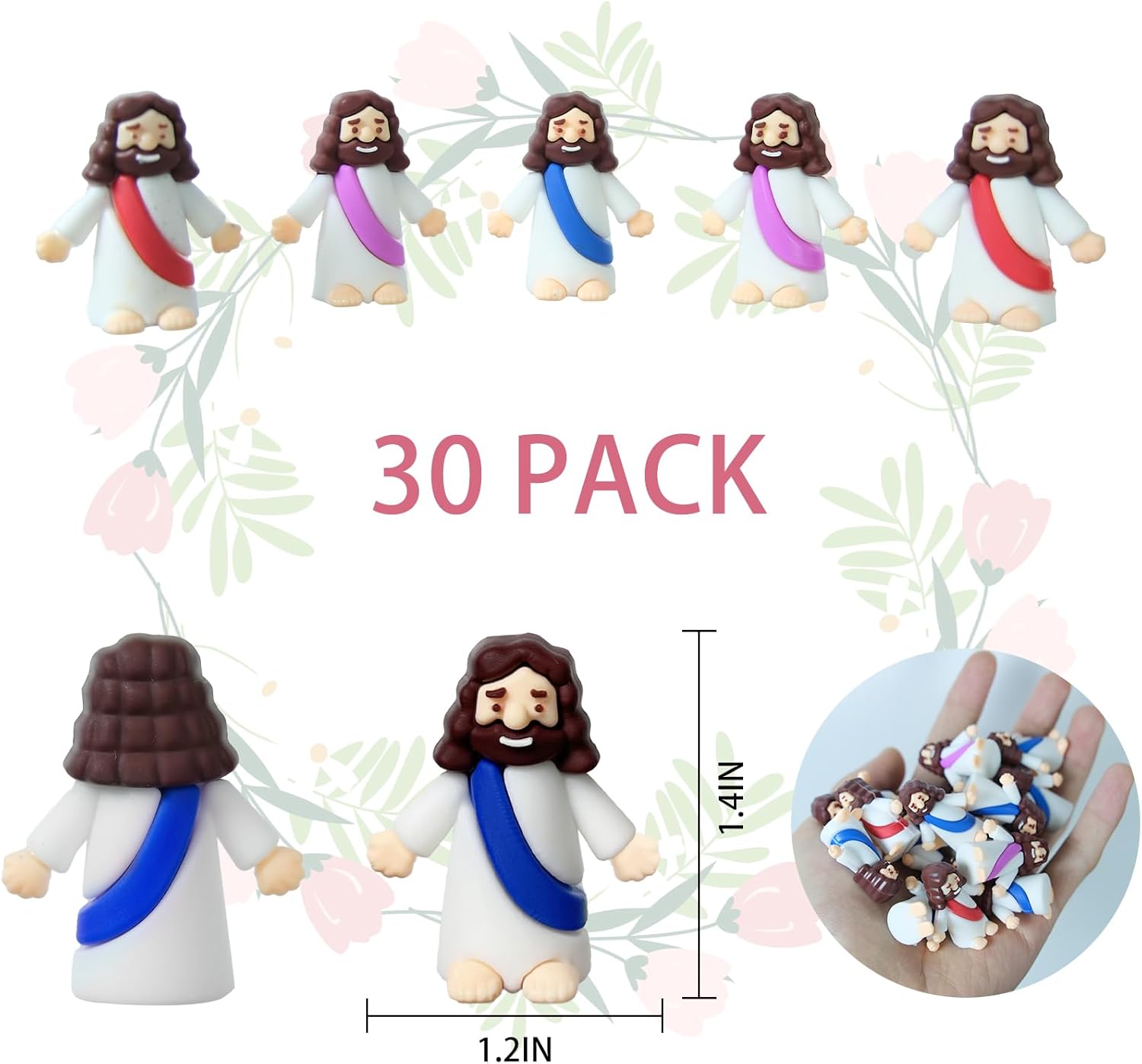 Little 30Pcs Jesus FiguresAction Figures Mini Jesus Figurines In Bulk Tiny Jesus Figures To Hide And Seek Religious Gifts
Little 30Pcs Jesus FiguresAction Figures Mini Jesus Figurines In Bulk Tiny Jesus Figures To Hide And Seek Religious Gifts