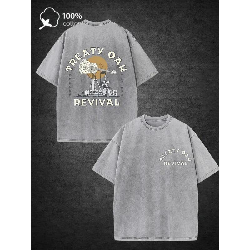 Men S Washed Vintage Short Sleeve T-Shirt | Treaty Oak Revival Guitar Pattern, High-Quality Fashion Soft Comfortable, for Daily Wear, Festival Gift 5XL сірий
Men S Washed Vintage Short Sleeve T-Shirt | Treaty Oak Revival Guitar Pattern, High-Quality Fashion Soft Comfortable, for Daily Wear, Festival Gift 5XL сірий