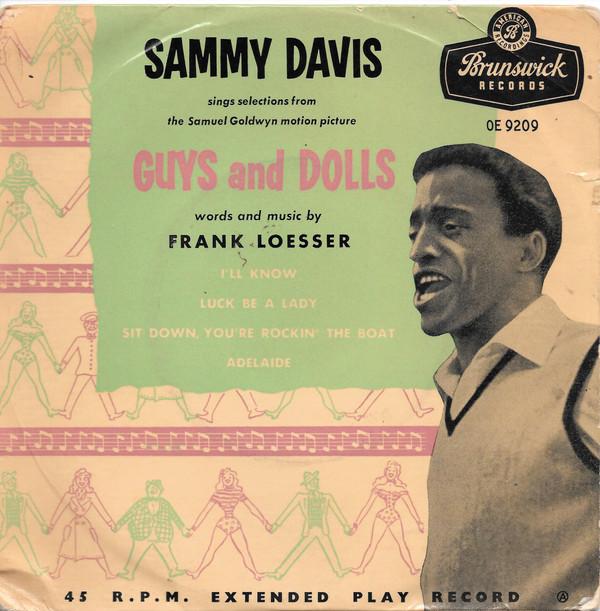 7inch Record SAMMY DAVIS JR. Sings Selections From Guys And Doll OE9209 Brunswick UK Pop Used
7inch Record SAMMY DAVIS JR. Sings Selections From Guys And Doll OE9209 Brunswick UK Pop Used