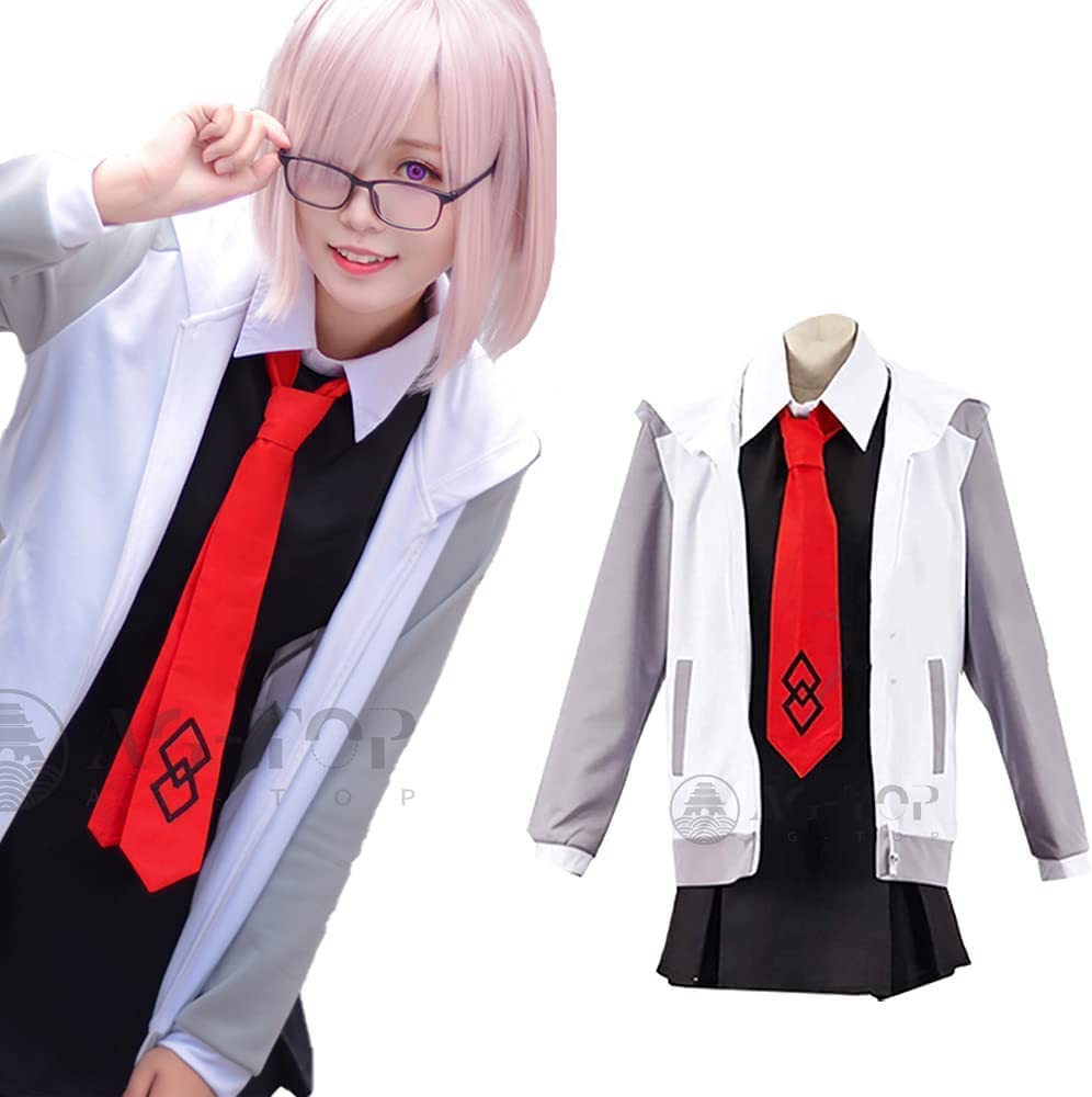 Костюм для косплея MOMOcos Мэш от Kyrielight Костюм для косплея до размера (Включает парик) Fate/Grand Order Щитоносец/Мэш (Готов к отправке) (Месиво, М)