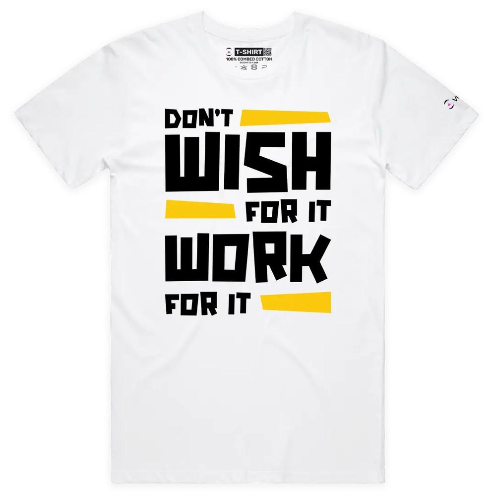 VOICEART Work For It Lifestyle Typography T-Shirt with Premium Graphic Design M
VOICEART Work For It Lifestyle Typography T-Shirt with Premium Graphic Design M