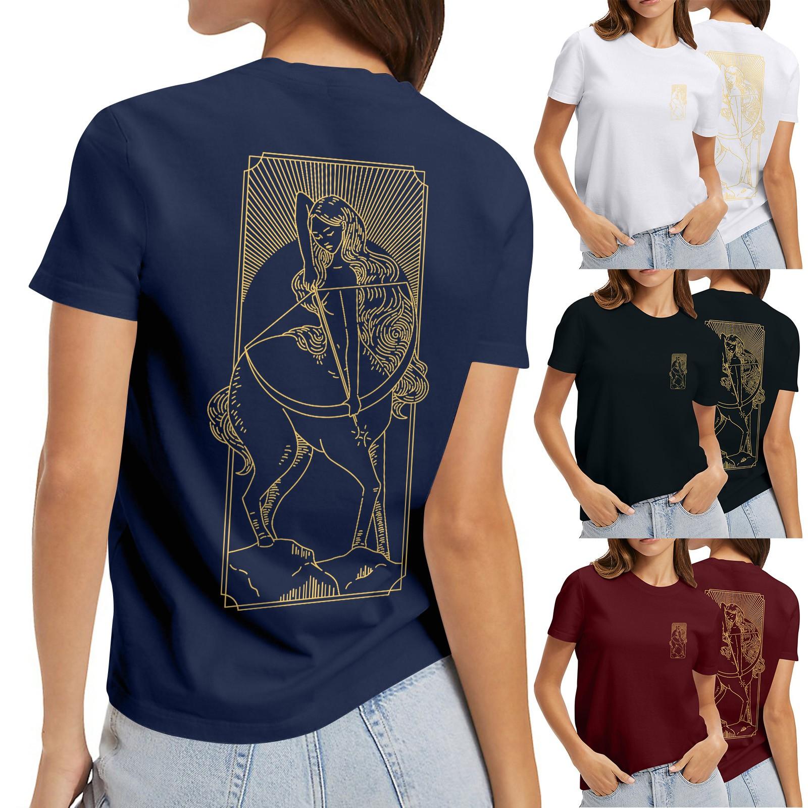 Женская летняя футболка Constellation симпатичные графические свободные футболки с коротким рукавом с коротким рукавом повседневные топы
Женская летняя футболка Constellation симпатичные графические свободные футболки с коротким рукавом с коротким рукавом повседневные топы