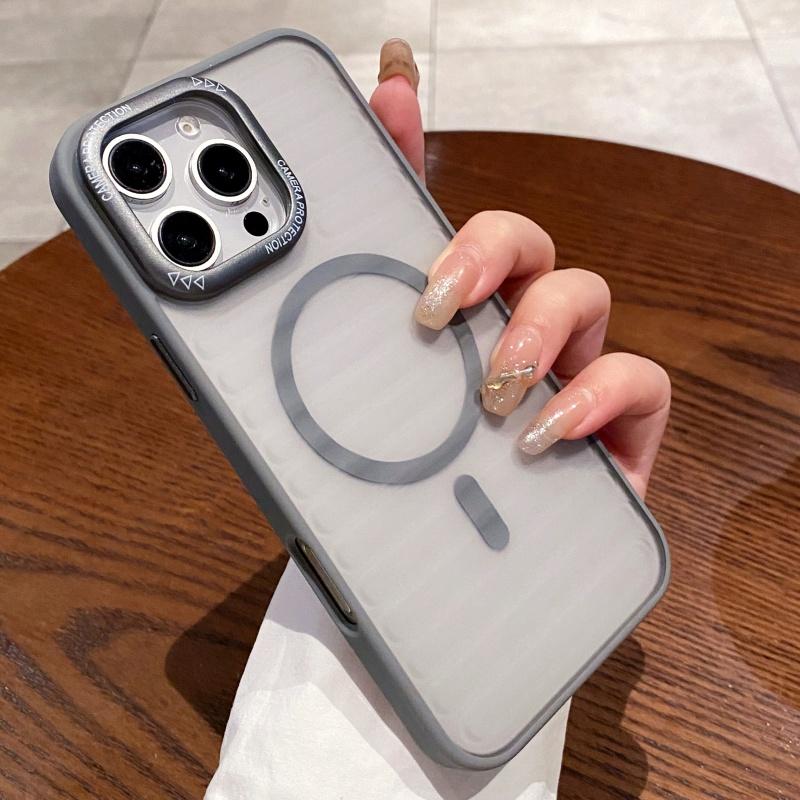 Матовый прозрачный чехол с металлическим кольцом для объектива для iPhone 16 15 14 Plus 13 12 11 Pro Max Stripe Magnetic Wireless Charger Cover For iPhone 13 серый
Матовый прозрачный чехол с металлическим кольцом для объектива для iPhone 16 15 14 Plus 13 12 11 Pro Max Stripe Magnetic Wireless Charger Cover For iPhone 13 серый