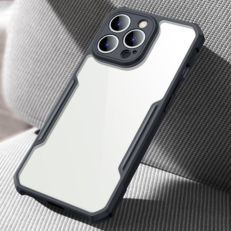 XUNDD For iPhone 13 Pro 6.1 inch Acrylic+TPU Phone Cover Anti-collision Airbag Corner Protective Case Black
XUNDD For iPhone 13 Pro 6.1 inch Acrylic+TPU Phone Cover Anti-collision Airbag Corner Protective Case Black