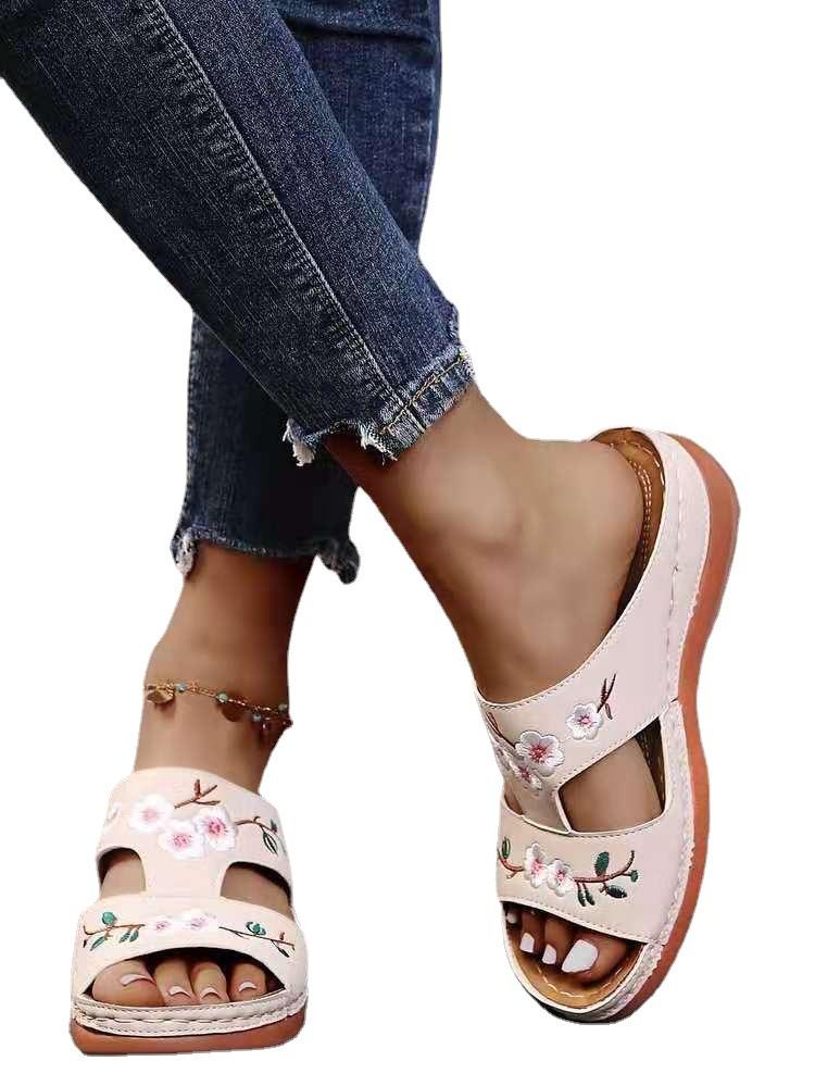 2025 summer new embroidered slippers women s independent station wish hollow flower embroidery open-toed sewing wedge heel slippers 35 красный
2025 summer new embroidered slippers women s independent station wish hollow flower embroidery open-toed sewing wedge heel slippers 35 красный