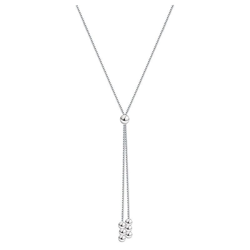 Элегантное регулируемое Y-ожерелье серебристого цвета со сверкающими круглыми бусинами, минималистичные украшения, идеально для повседневной носки, ожерелье с регулируемой цепочкой
Элегантное регулируемое Y-ожерелье серебристого цвета со сверкающими круглыми бусинами, минималистичные украшения, идеально для повседневной носки, ожерелье с регулируемой цепочкой