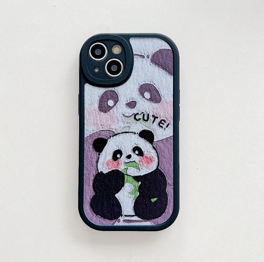 17 Panda Oil Painting Phone Case for iPhone 12/13/14 Series 16 Pro Max чорний
17 Panda Oil Painting Phone Case for iPhone 12/13/14 Series 16 Pro Max чорний