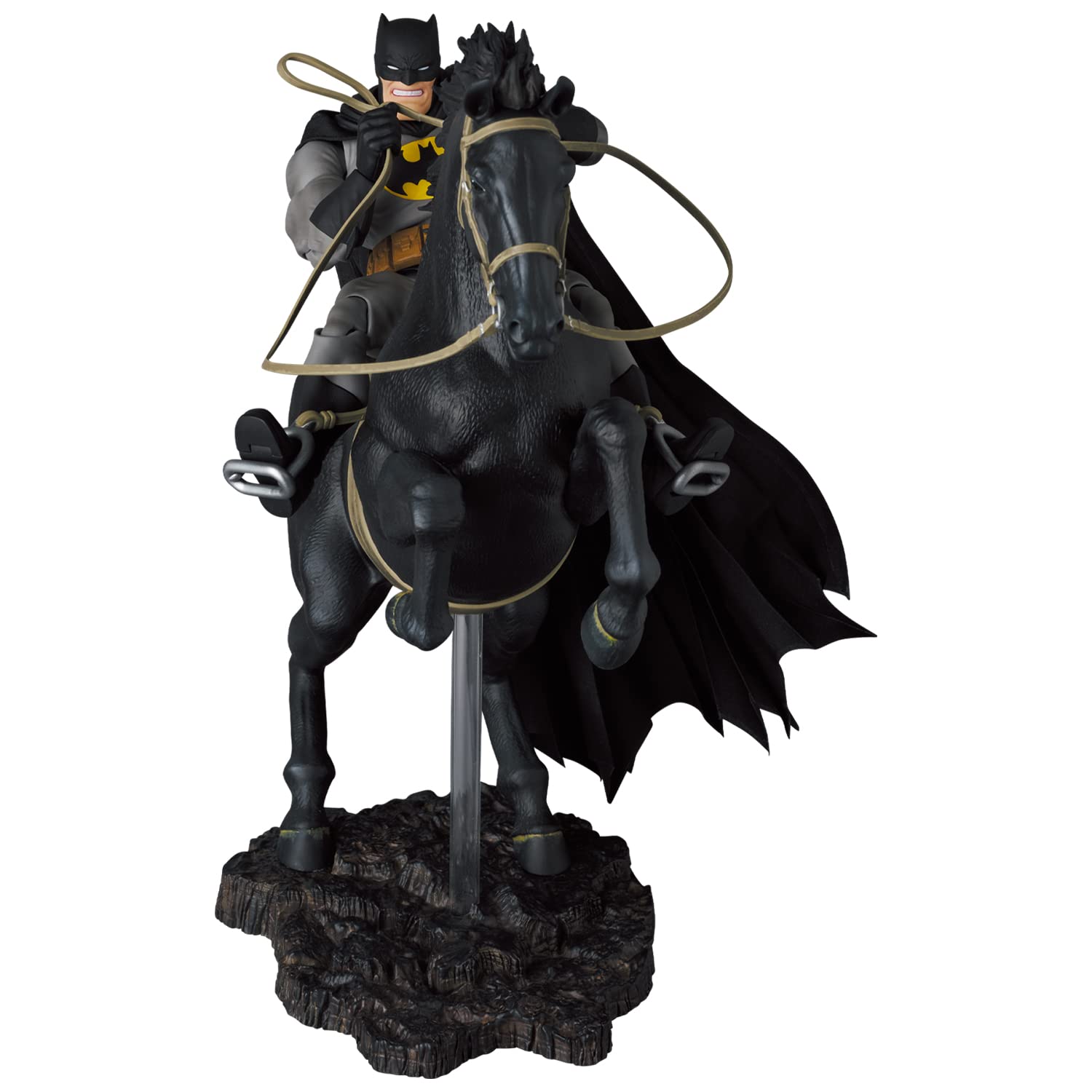 MAFEX No. 205 BATMAN & HORSE (The Dark Knight Returns) Non-scale Painted Action Figure, Approximately 250mm Tall
MAFEX No. 205 BATMAN & HORSE (The Dark Knight Returns) Non-scale Painted Action Figure, Approximately 250mm Tall