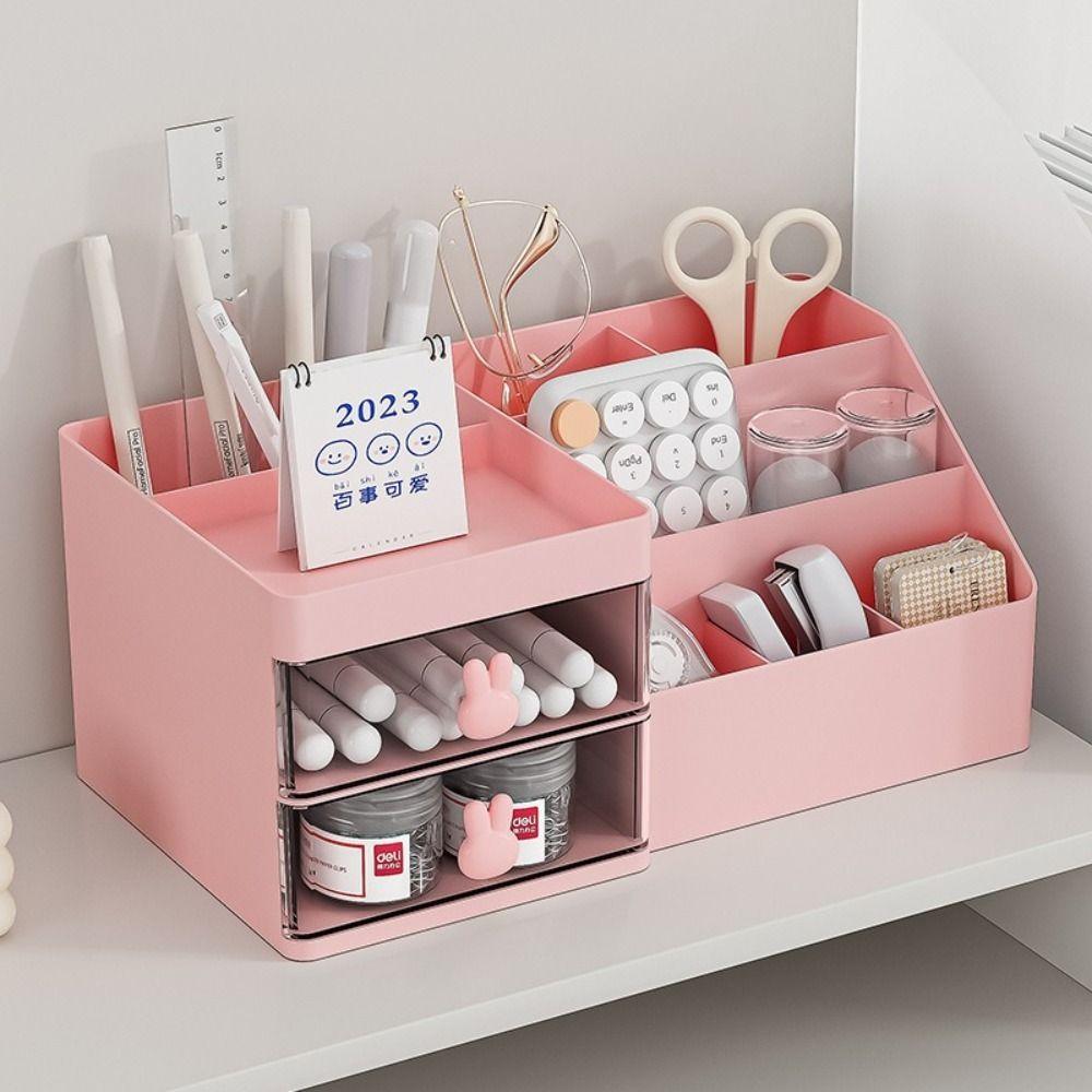 10 Compartments Cosmetic Drawer Organizer Cute Bunny Makeup Storage Case Desk Pen Holder Lipstick жёлтый
10 Compartments Cosmetic Drawer Organizer Cute Bunny Makeup Storage Case Desk Pen Holder Lipstick жёлтый