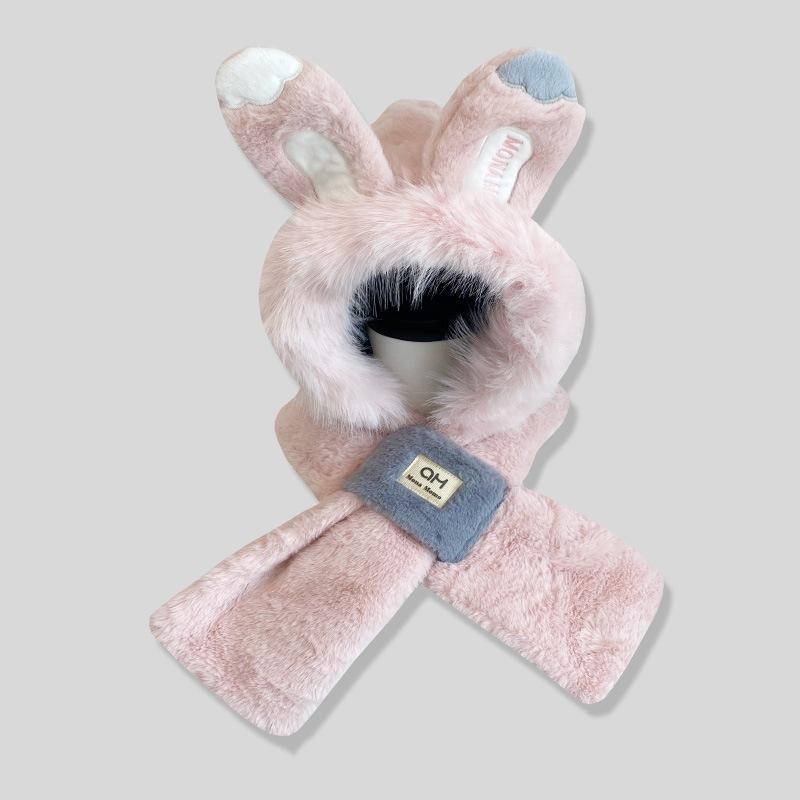 Cycling cold-proof hat and scarf two-piece set, three-dimensional rabbit ear plush hat, two-piece ear protection Lei Feng hat рожевий
Cycling cold-proof hat and scarf two-piece set, three-dimensional rabbit ear plush hat, two-piece ear protection Lei Feng hat рожевий