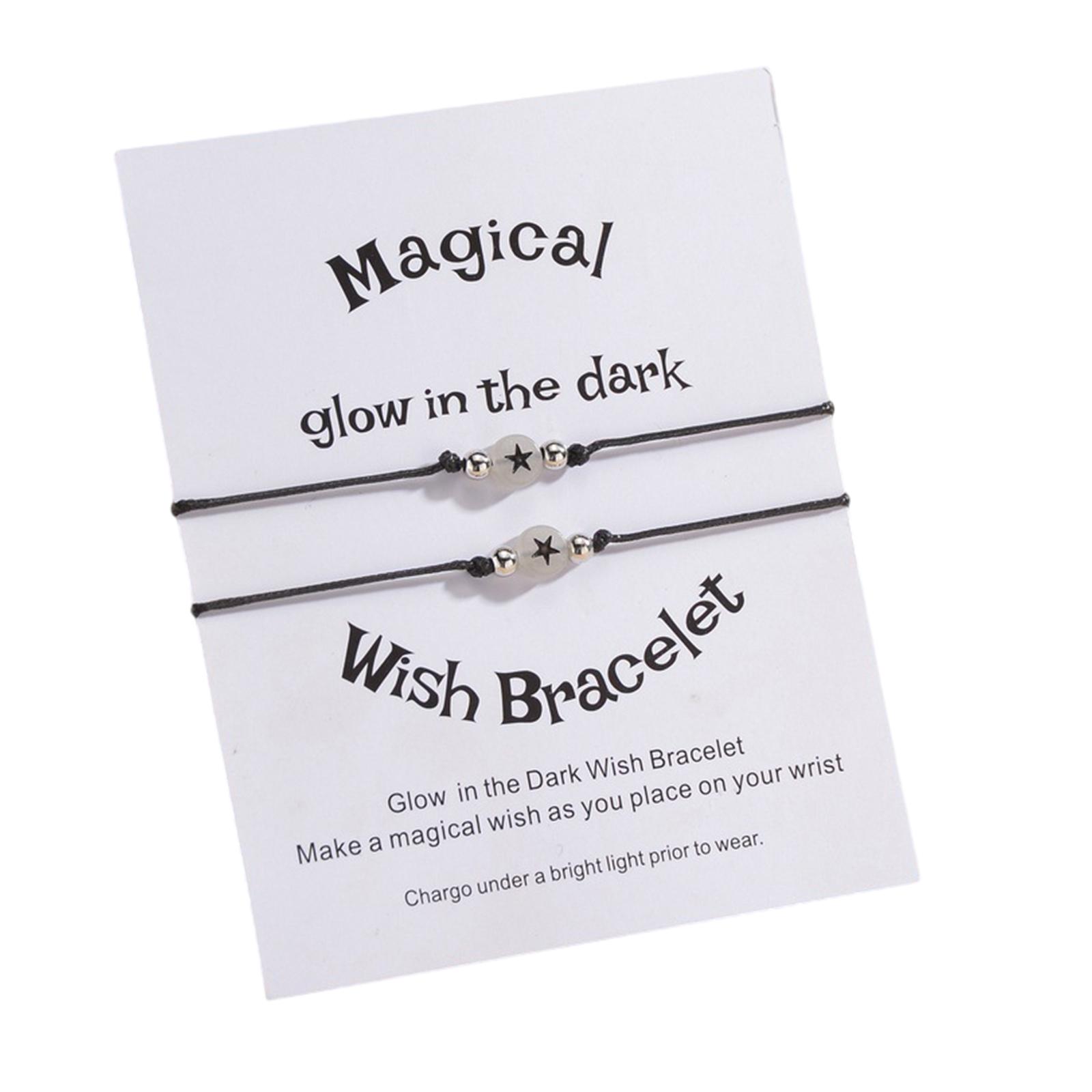 Glowing Charm Bracelets Glowing Couple Bracelets Adjustable Rope Bracelet Acrylic Texture for Fashion Enthusiasts 2990
Glowing Charm Bracelets Glowing Couple Bracelets Adjustable Rope Bracelet Acrylic Texture for Fashion Enthusiasts 2990