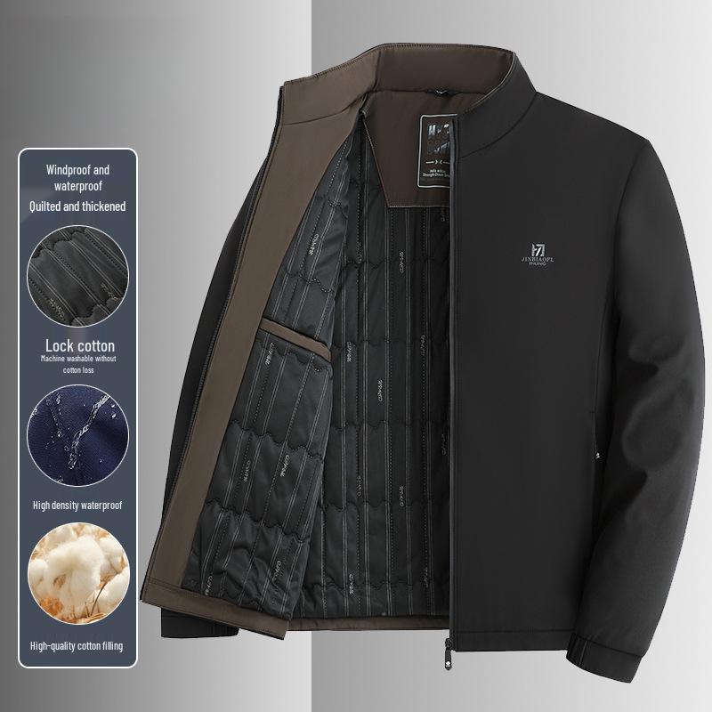 Мужское зимнее пальто на флисовой подкладке для папы - Теплая куртка для мужчин среднего и пожилого возраста, Идеально для весны и осени M Below 55kg
Мужское зимнее пальто на флисовой подкладке для папы - Теплая куртка для мужчин среднего и пожилого возраста, Идеально для весны и осени M Below 55kg