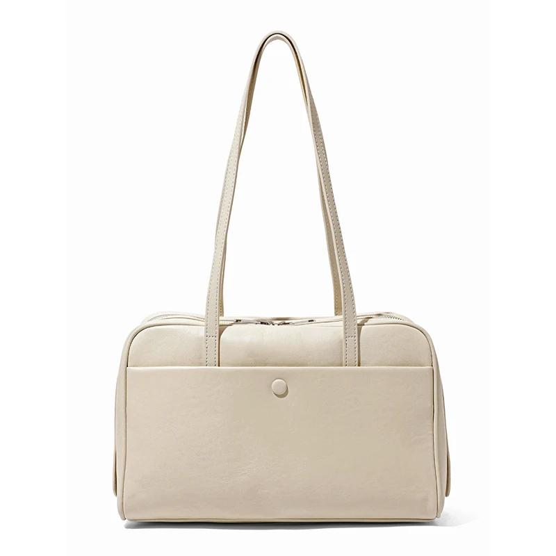 Women s Cow Genuine Leather Shoulder Bag Ladies Fashi Luxury Designer Bags Female Casual Retro Soft Cowhide Handbags for Lady 32x12x21cm білий
Women s Cow Genuine Leather Shoulder Bag Ladies Fashi Luxury Designer Bags Female Casual Retro Soft Cowhide Handbags for Lady 32x12x21cm білий