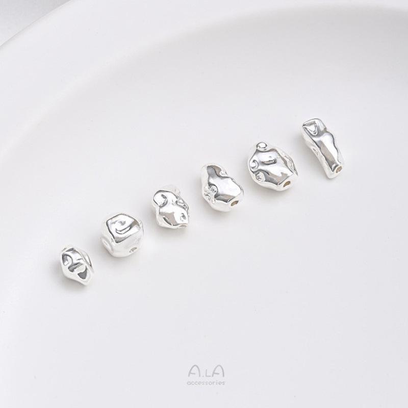 Color-Preserving Copper-Plated 925 Silver Irregular Spacer Beads for Baroque-Style DIY Pearl Jewelry
Color-Preserving Copper-Plated 925 Silver Irregular Spacer Beads for Baroque-Style DIY Pearl Jewelry