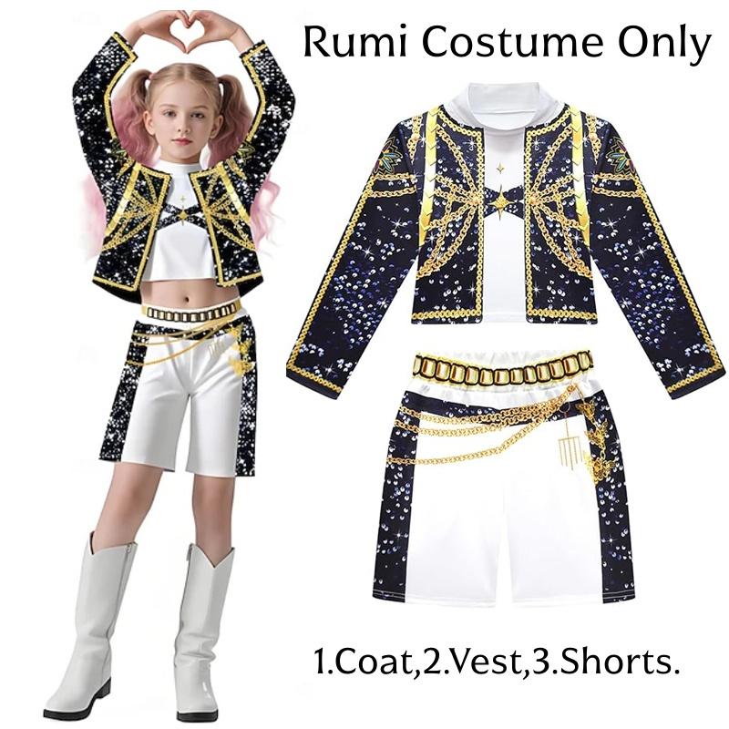 K-pop Охотники на демонов Мира Руми Зои 3D-печатные наряды Кино Мода Косплей Костюм Хэллоуин Карнавал Школа Пер 130cm
K-pop Охотники на демонов Мира Руми Зои 3D-печатные наряды Кино Мода Косплей Костюм Хэллоуин Карнавал Школа Пер 130cm