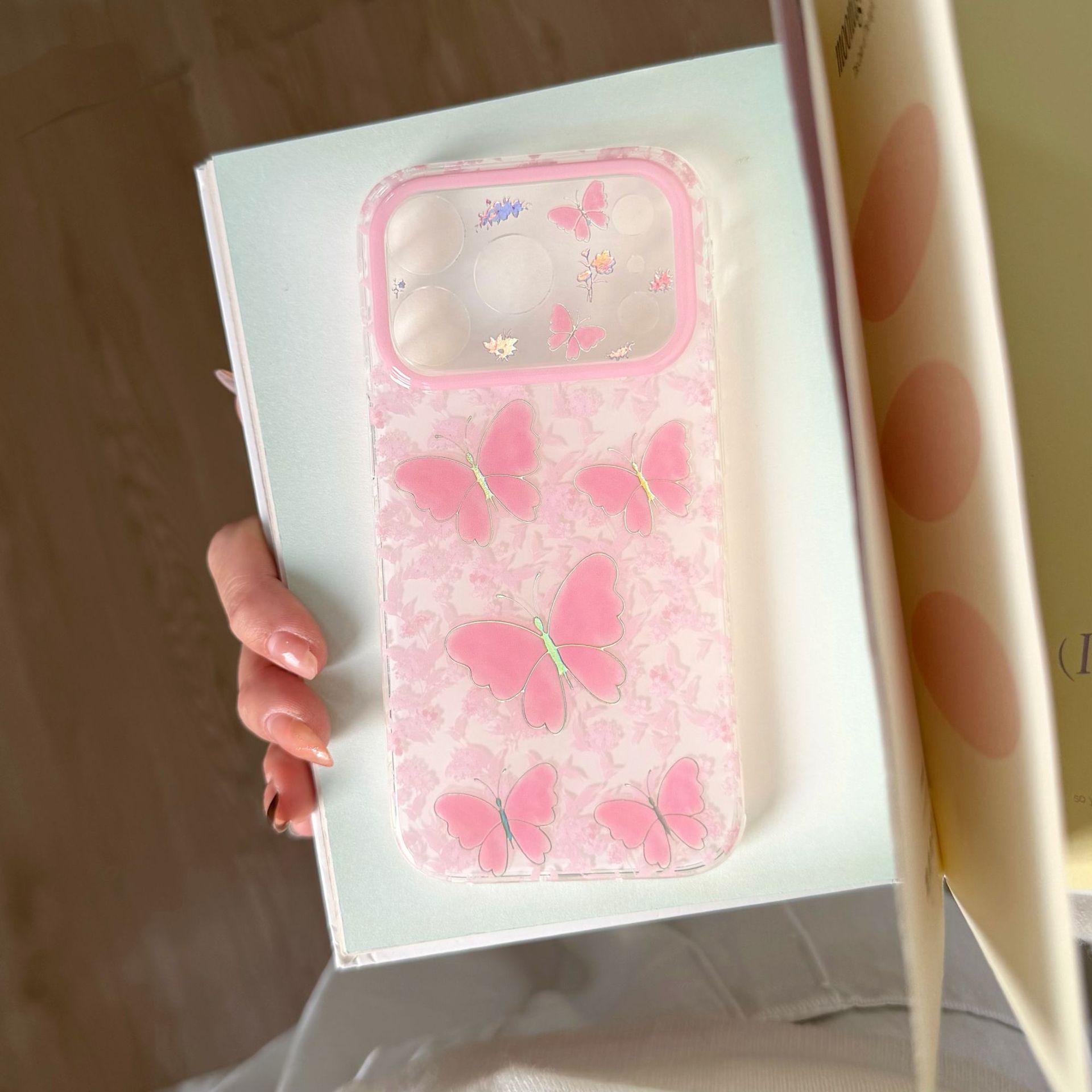 Ins Style Floral Butterfly Phone Case for Apple iPhone 14/15/16/17 Pro Max - Double Layer Protection for Girls Apple 14 Pro
Ins Style Floral Butterfly Phone Case for Apple iPhone 14/15/16/17 Pro Max - Double Layer Protection for Girls Apple 14 Pro