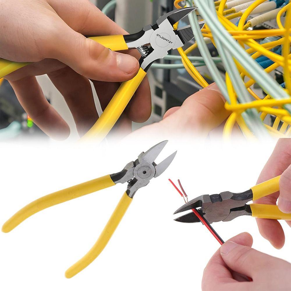 Precision Cutting Pliers Ultra Sharp Side Cutter Wire Cutter for Cables Wires Craft Cutting
Precision Cutting Pliers Ultra Sharp Side Cutter Wire Cutter for Cables Wires Craft Cutting
