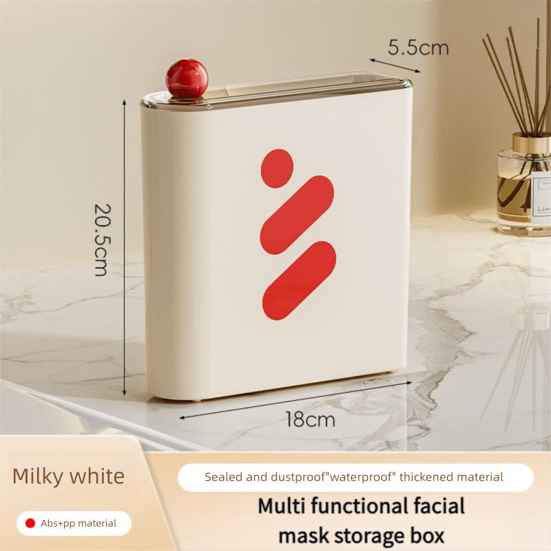 1PC Mask Storage Box Home Refrigerator Storage Box with Lid Desktop Storage Bin Cosmetic Dressing Table Mask Box білий
1PC Mask Storage Box Home Refrigerator Storage Box with Lid Desktop Storage Bin Cosmetic Dressing Table Mask Box білий