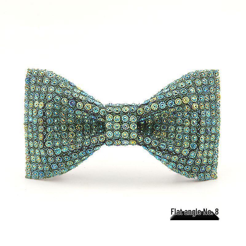 Colorful Rhinestone Bow Tie for Men - Korean Style Wedding & Party Host Accessory
Colorful Rhinestone Bow Tie for Men - Korean Style Wedding & Party Host Accessory