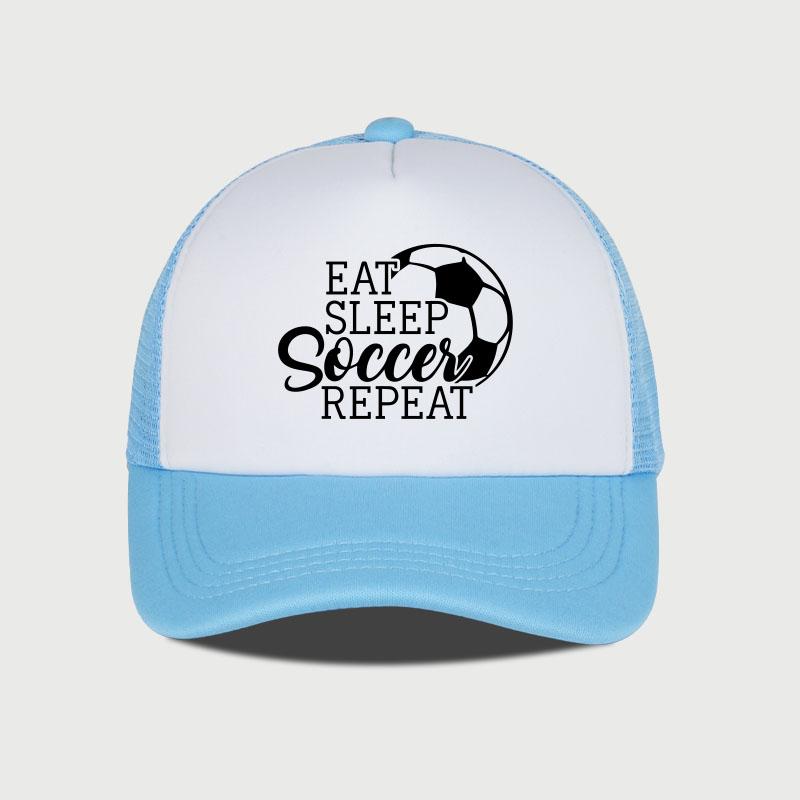 “Eat, Sleep, Soccer, Repeat” Printed Mesh Cap Lightweight, Breathable, Adjustable Unisex Football Events Football Enthusiasts
“Eat, Sleep, Soccer, Repeat” Printed Mesh Cap Lightweight, Breathable, Adjustable Unisex Football Events Football Enthusiasts