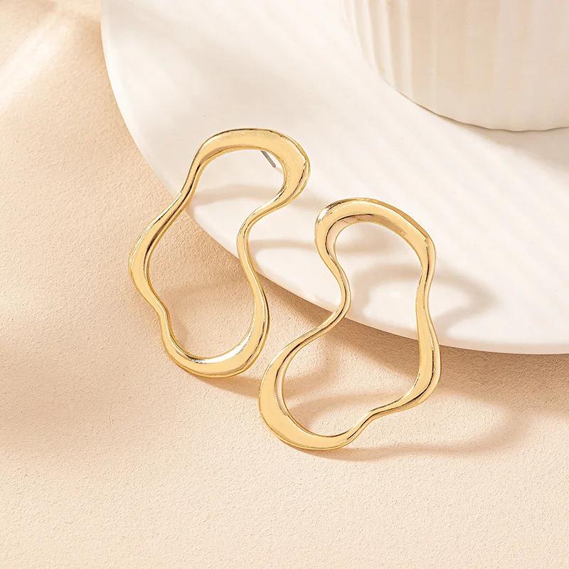 New Punk Style Irregular Metal Ball Pendant Earrings for Women Fashion Individuation Party Wedding Zircon Accessories Gifts
New Punk Style Irregular Metal Ball Pendant Earrings for Women Fashion Individuation Party Wedding Zircon Accessories Gifts