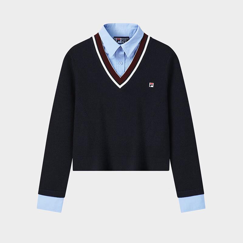 FILA Women s Faux Two-Piece Pullover Sweater L
FILA Women s Faux Two-Piece Pullover Sweater L