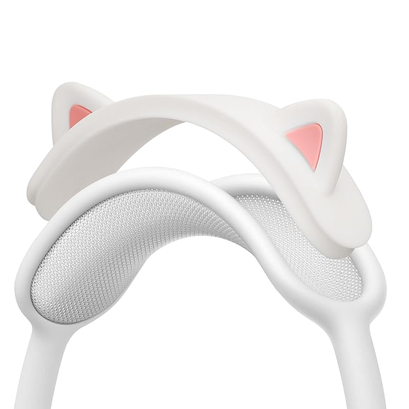kwmobile headphone cover Apple AirPods Max compatible cat ear headband cover - cute silicon white/dark pink
kwmobile headphone cover Apple AirPods Max compatible cat ear headband cover - cute silicon white/dark pink