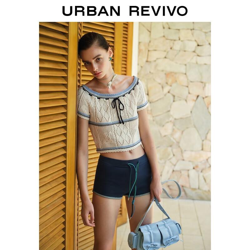 Текстурированный вязаный топ с коротким рукавом и ажурным узором XS
Текстурированный вязаный топ с коротким рукавом и ажурным узором XS