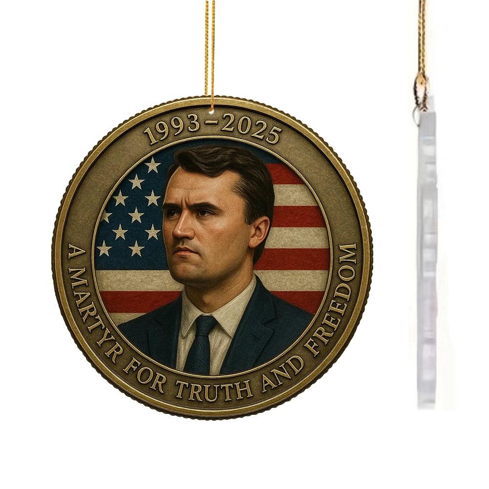 Charlie Kirk Commemorative Coin Acrylic Pendant Figures Hero Souvenir 1993-2025 Martyr for Truth and Freedom Dailly Car Keychain
Charlie Kirk Commemorative Coin Acrylic Pendant Figures Hero Souvenir 1993-2025 Martyr for Truth and Freedom Dailly Car Keychain